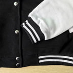Jesus Saved My Life Varsity Jacket – Faith Streetwear Baseball Jacket - Not Of This World Movement
