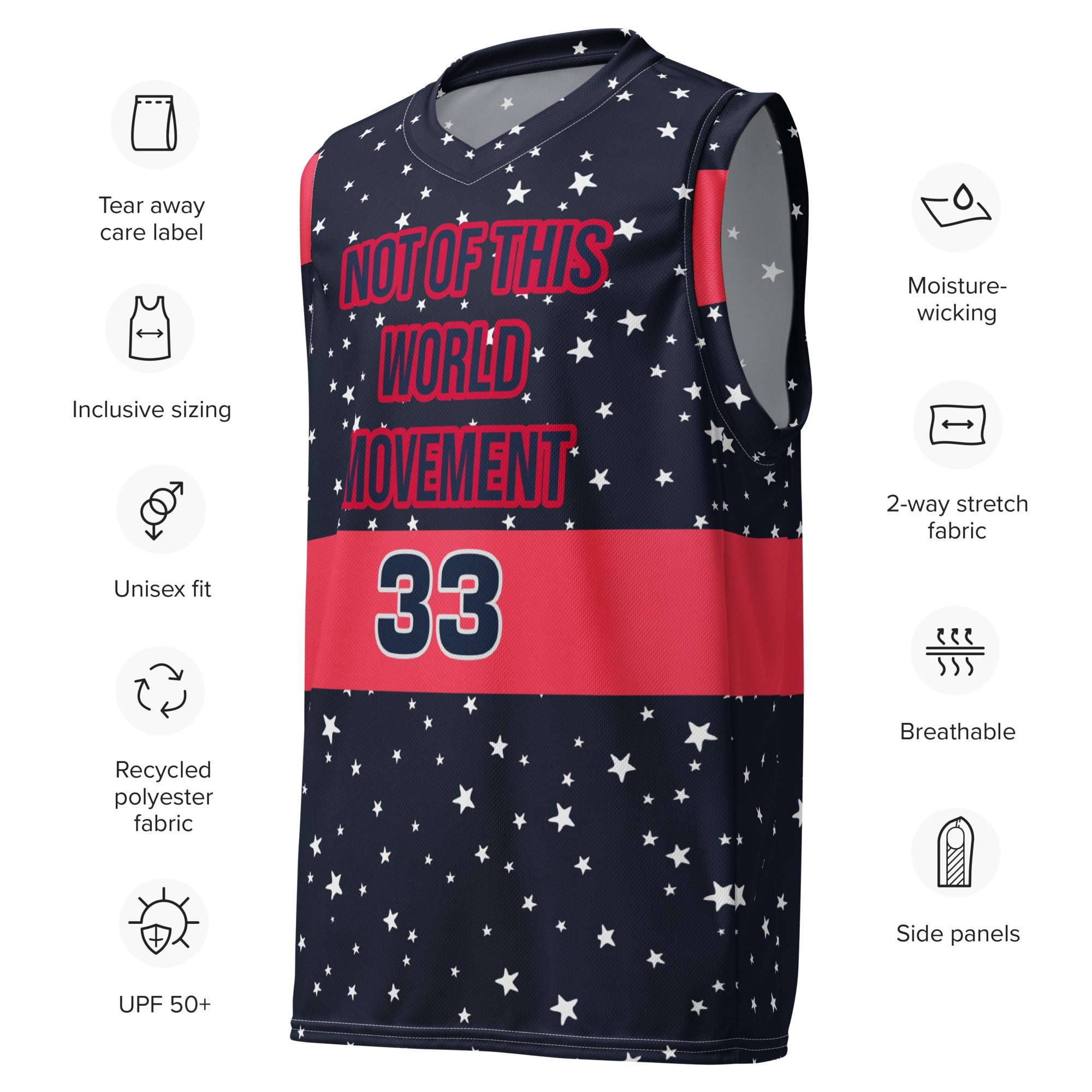 Not of the World basketball jersey - Not Of This World Movement
