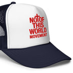 Not Of This World Movement hat - Red Embroidery - Not Of This World Movement