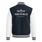 Not Of This World Movement Heavyweight letterman jacket - Not Of This World Movement