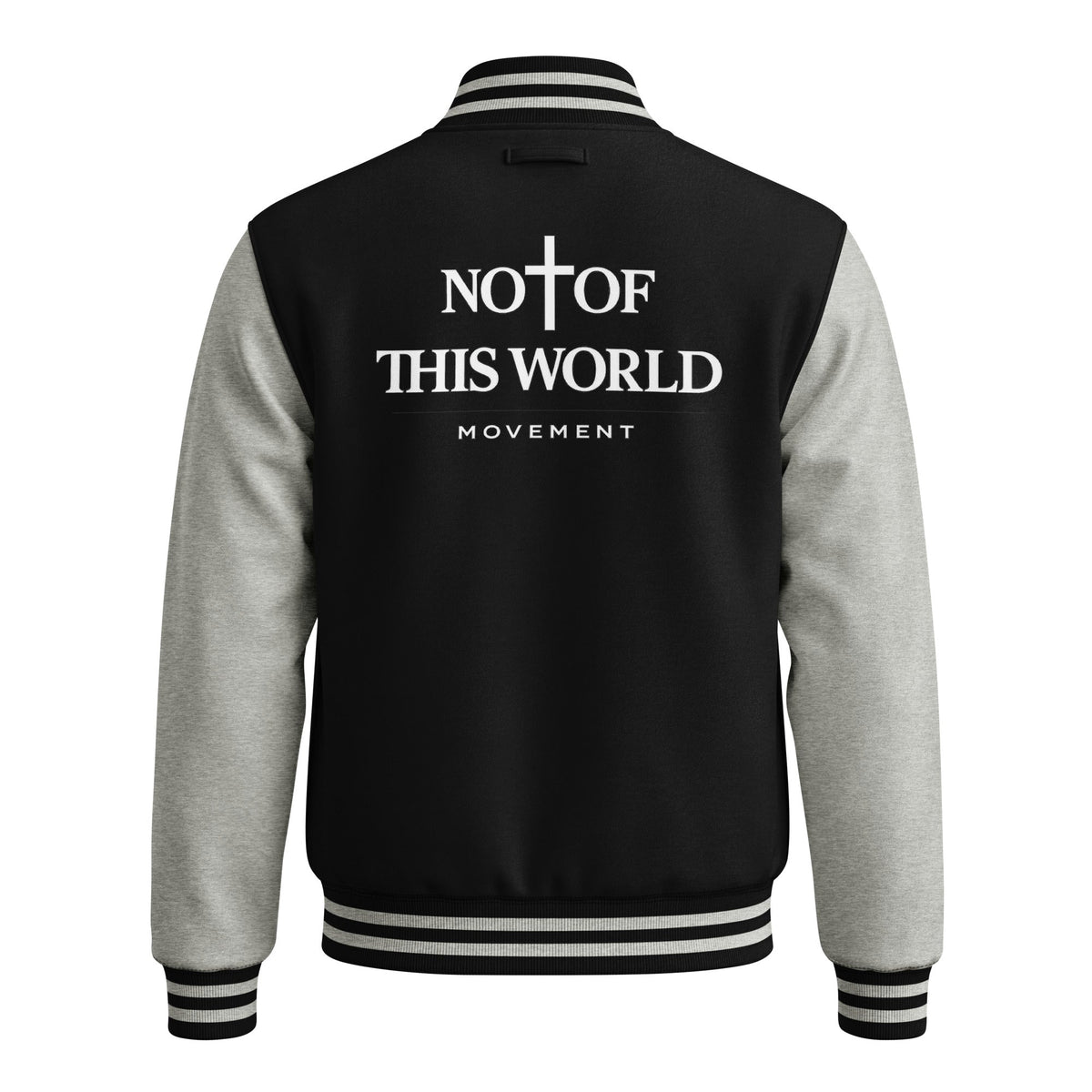 Not Of This World Movement Heavyweight letterman jacket - Not Of This World Movement