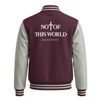 Not Of This World Movement Heavyweight letterman jacket - Not Of This World Movement