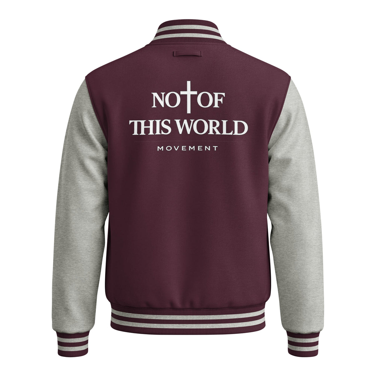 Not Of This World Movement Heavyweight letterman jacket - Not Of This World Movement