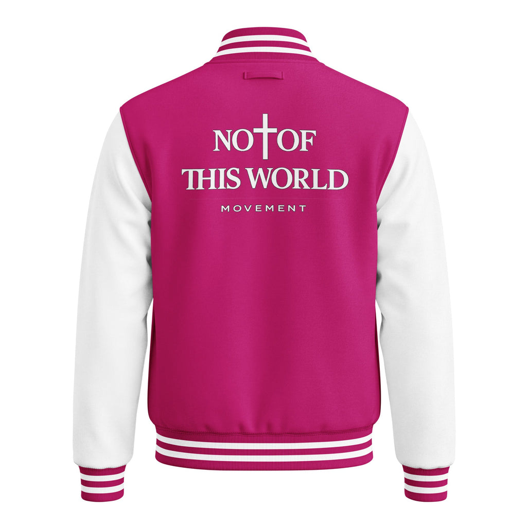 Not Of This World Movement Heavyweight letterman jacket - Not Of This World Movement