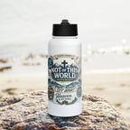 NOTW Movement Stainless steel water bottle with a straw lid - Not Of This World Movement