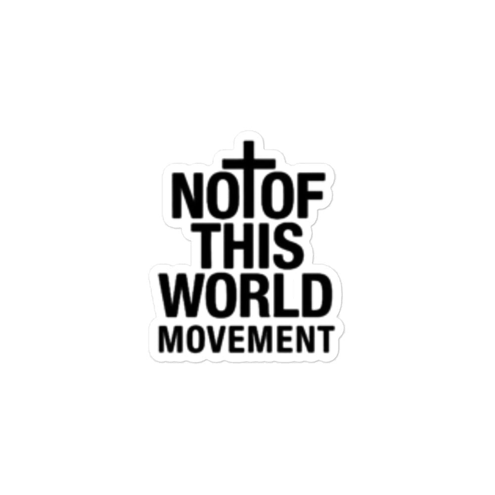 NOTW Movement stickers - Basics - Not Of This World Movement