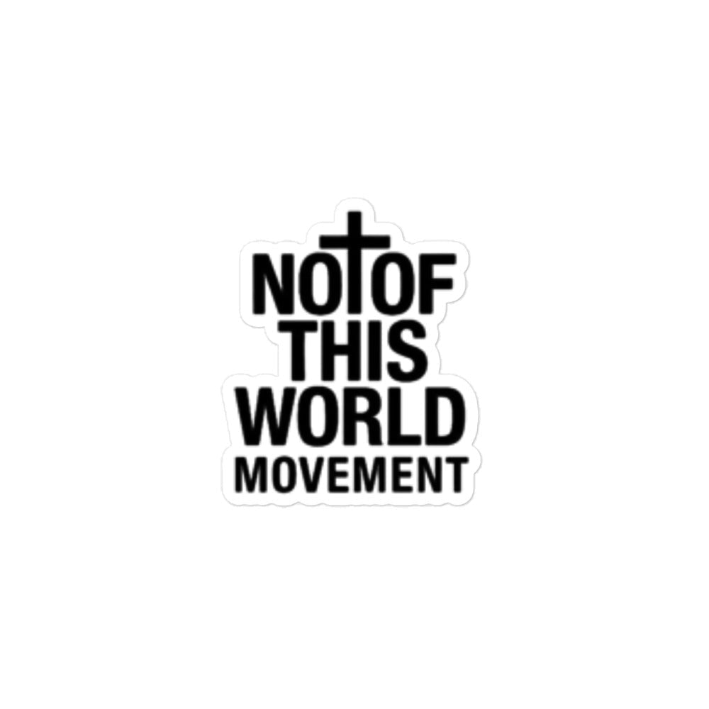 NOTW Movement stickers - Basics - Not Of This World Movement