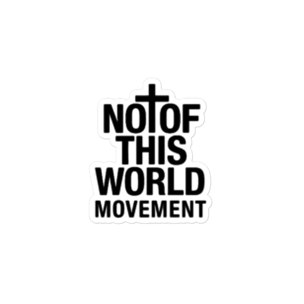NOTW Movement stickers - Basics - Not Of This World Movement