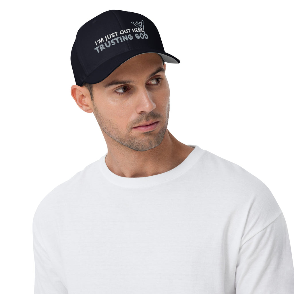 Out Here Trusting God Athletic Cap - Not Of This World Movement
